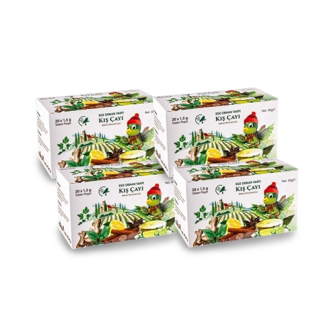 Bitki Çayı Bardak Poşet Çay 4'lü Paket (20 Adet/paket)