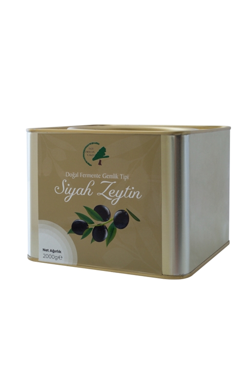 Gemlik Tipi Salamura Siyah Zeytin (231-290 Adet/kg)