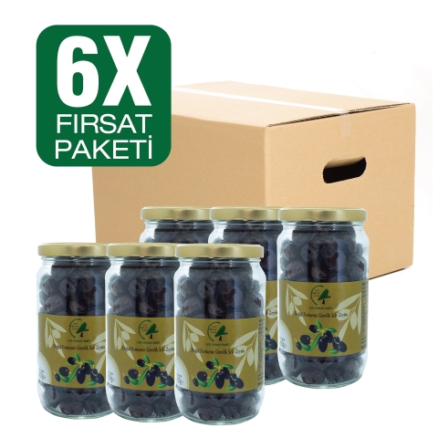 Gemlik Tipi Salamura Siyah Zeytin (321-350 Adet/kg)