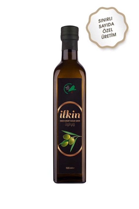 İlkin Erken Hasat Naturel Sızma Zeytinyağı 500 ml.